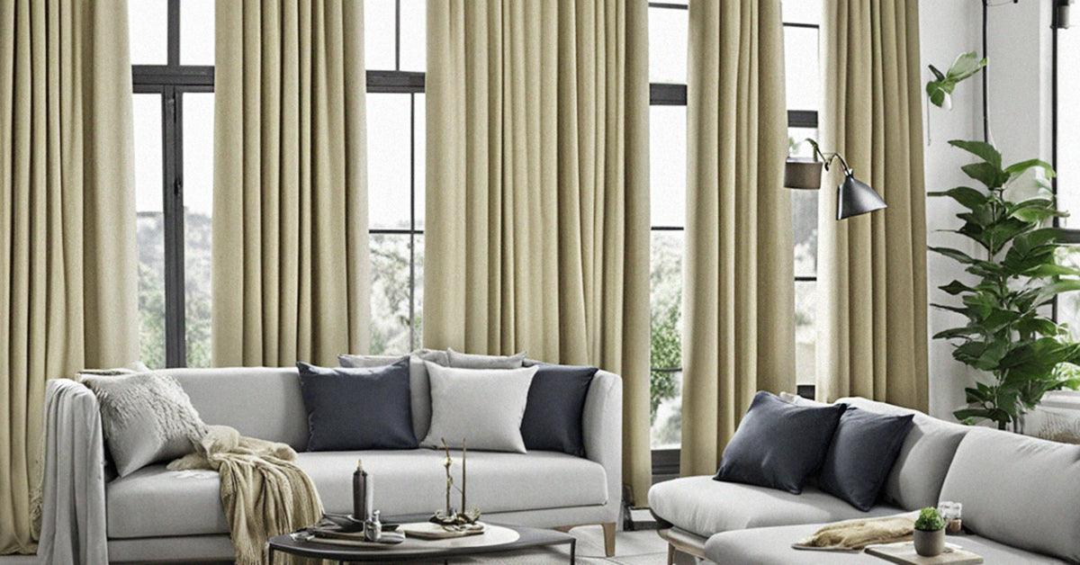 Thatched Tan Textured Faux Linen Collection