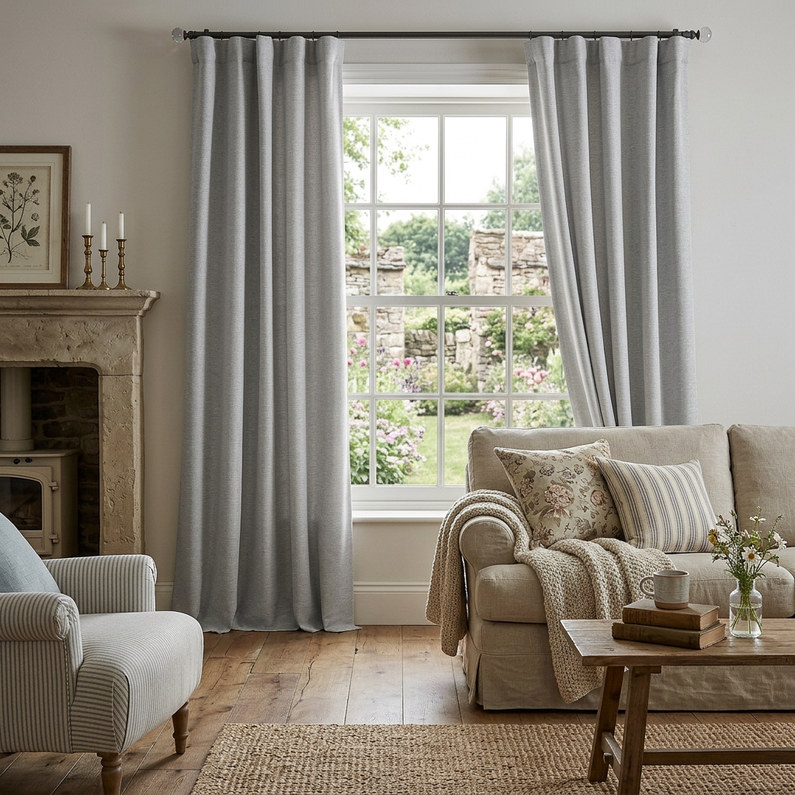 Linen Blackout Curtains & Drapes