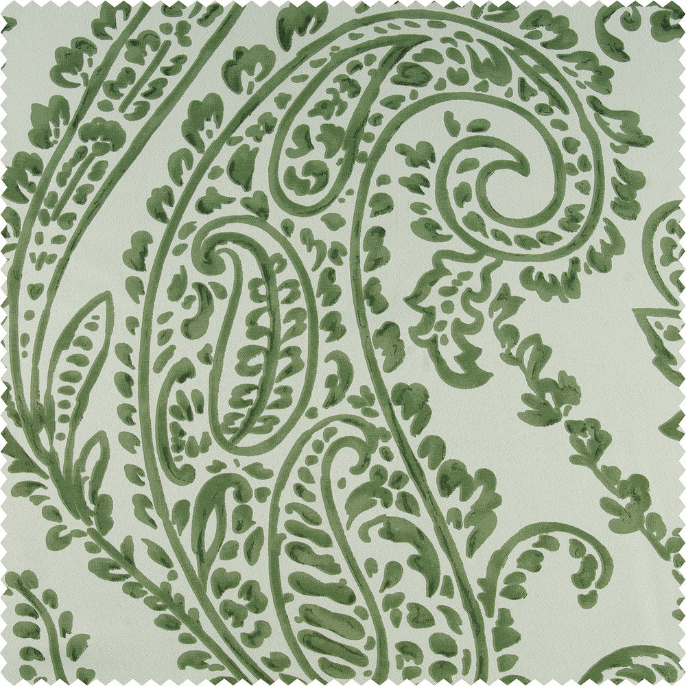 Tea Time Green Roman Shade