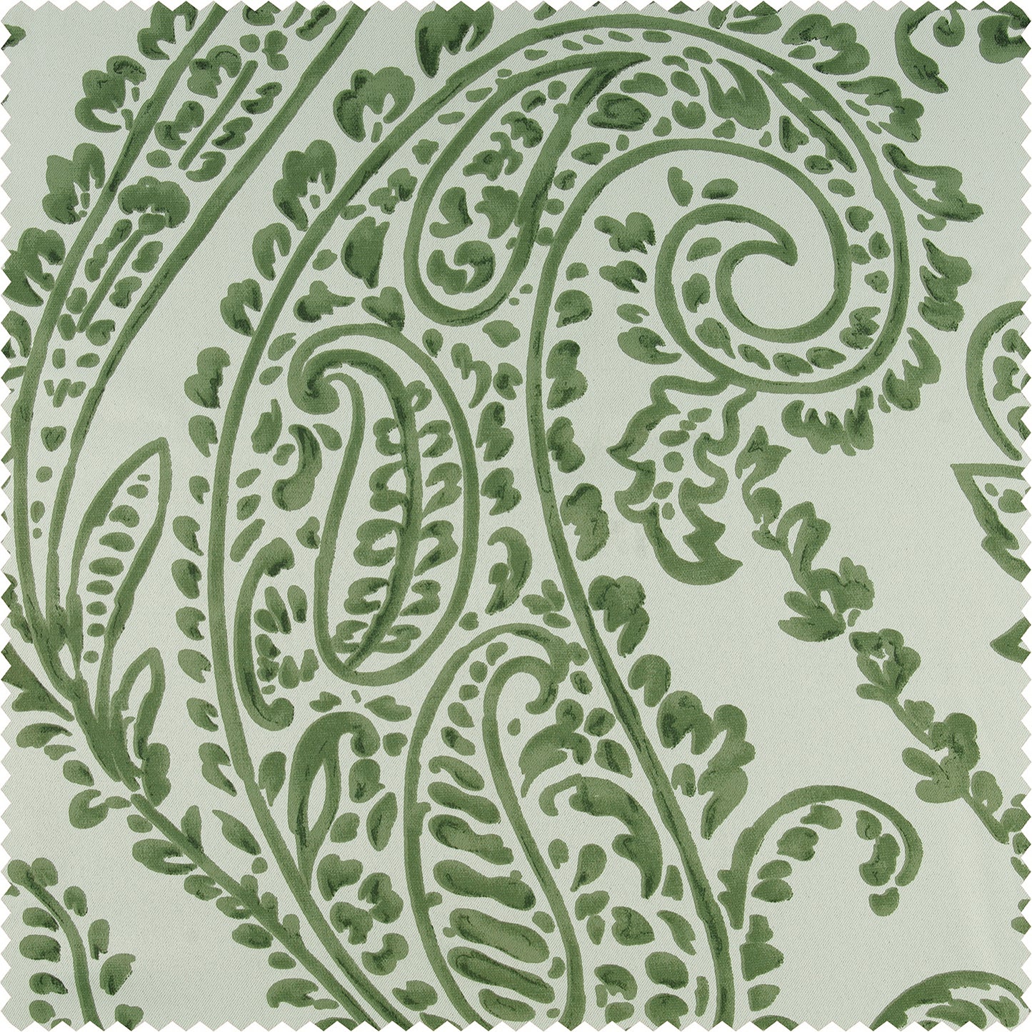 Tea Time Green Roman Shade