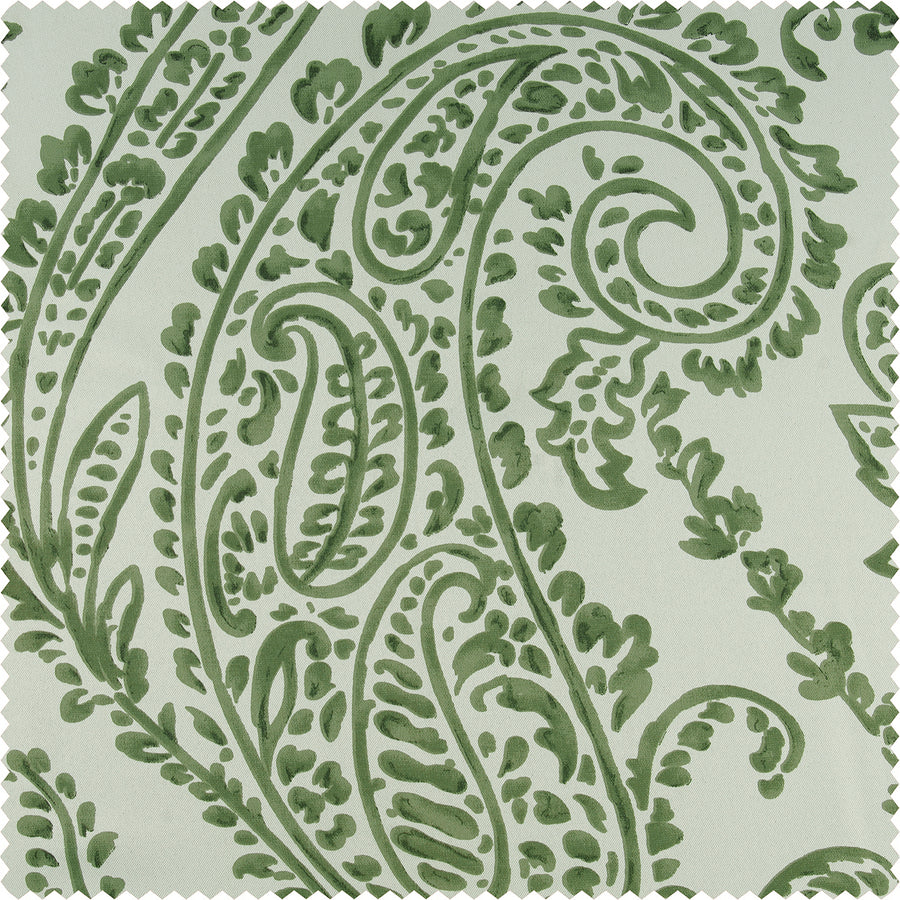 Tea Time Green Roman Shade