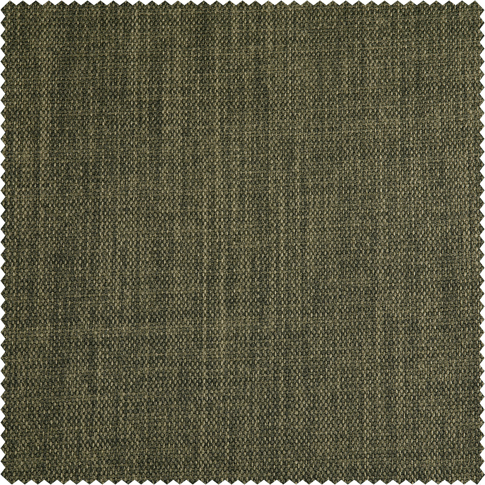 Tuscany Green Textured Faux Linen Roman Shade