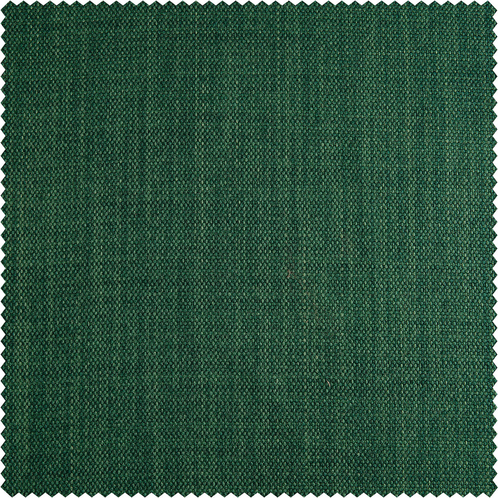 Khaki Green Textured Faux Linen Roman Shade