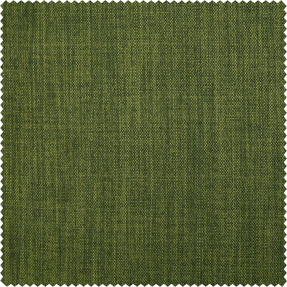 Key Green Textured Faux Linen Roman Shade