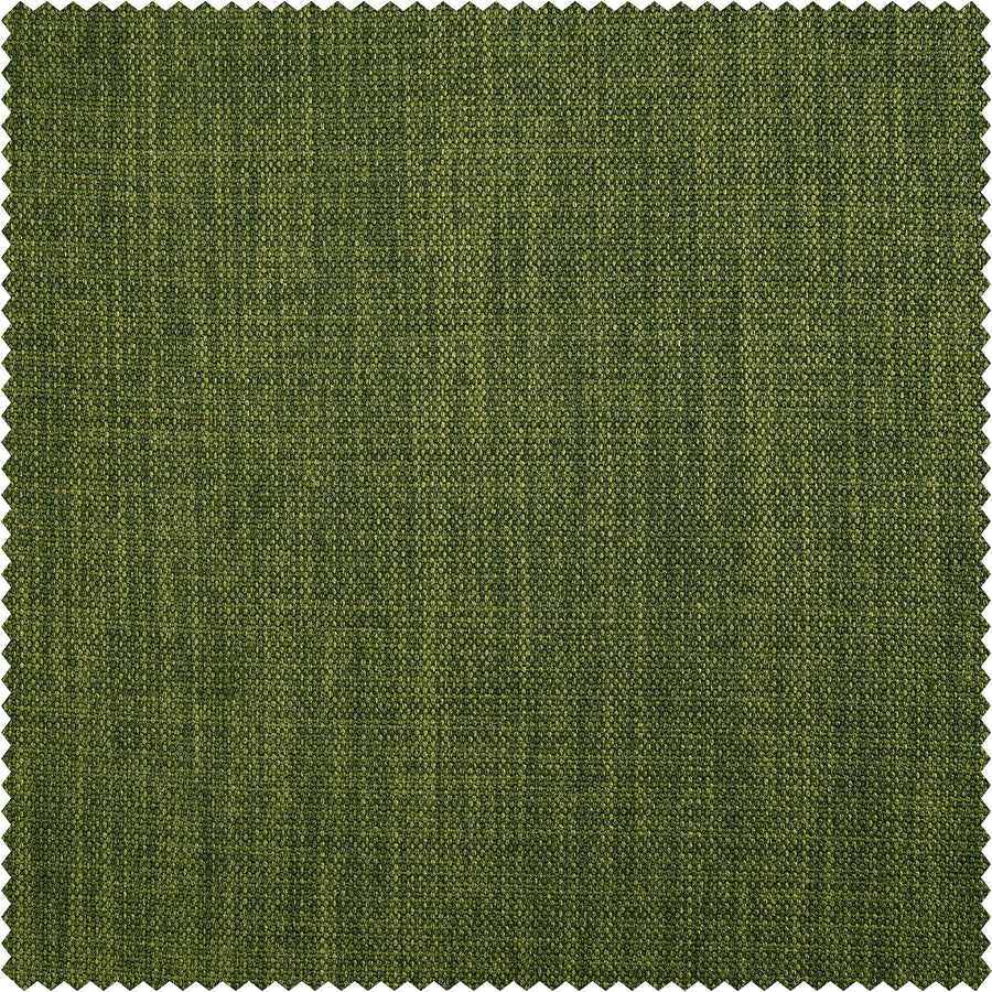 Key Green Textured Faux Linen Roman Shade