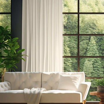 Fresh Popcorn Solid Cotton Custom Curtain - HalfPriceDrapes.com
