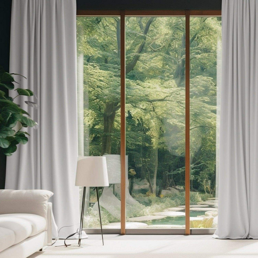 Lighthouse White Urban Lush Velvet Custom Curtain - HalfPriceDrapes.com