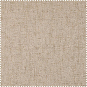 Light Tan Thermal Cross Linen Weave Roman Shade