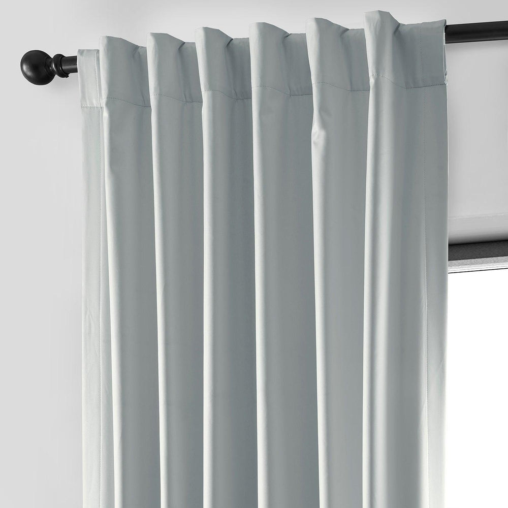 Light Silver Grey Hotel Blackout Curtain - HalfPriceDrapes.com