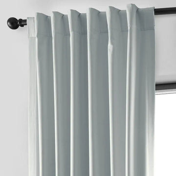 Light Silver Grey Hotel Blackout Curtain - HalfPriceDrapes.com