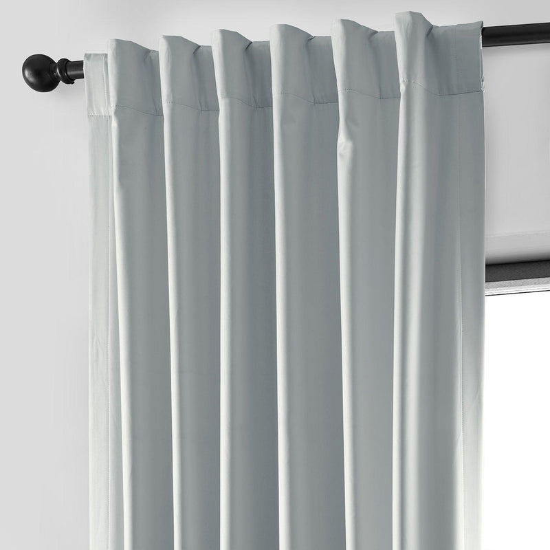 Light Silver Grey Hotel Blackout Curtain - HalfPriceDrapes.com