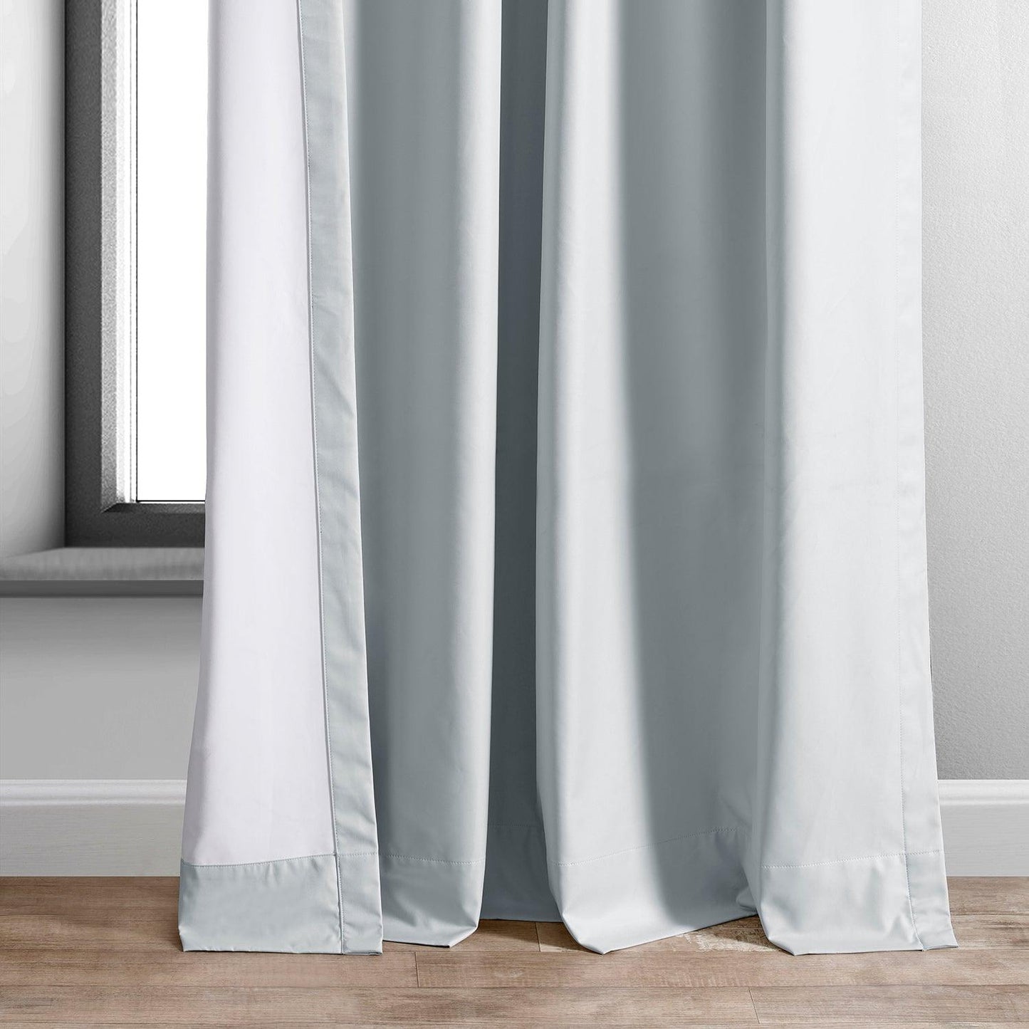 Light Silver Grey Hotel Blackout Curtain - HalfPriceDrapes.com