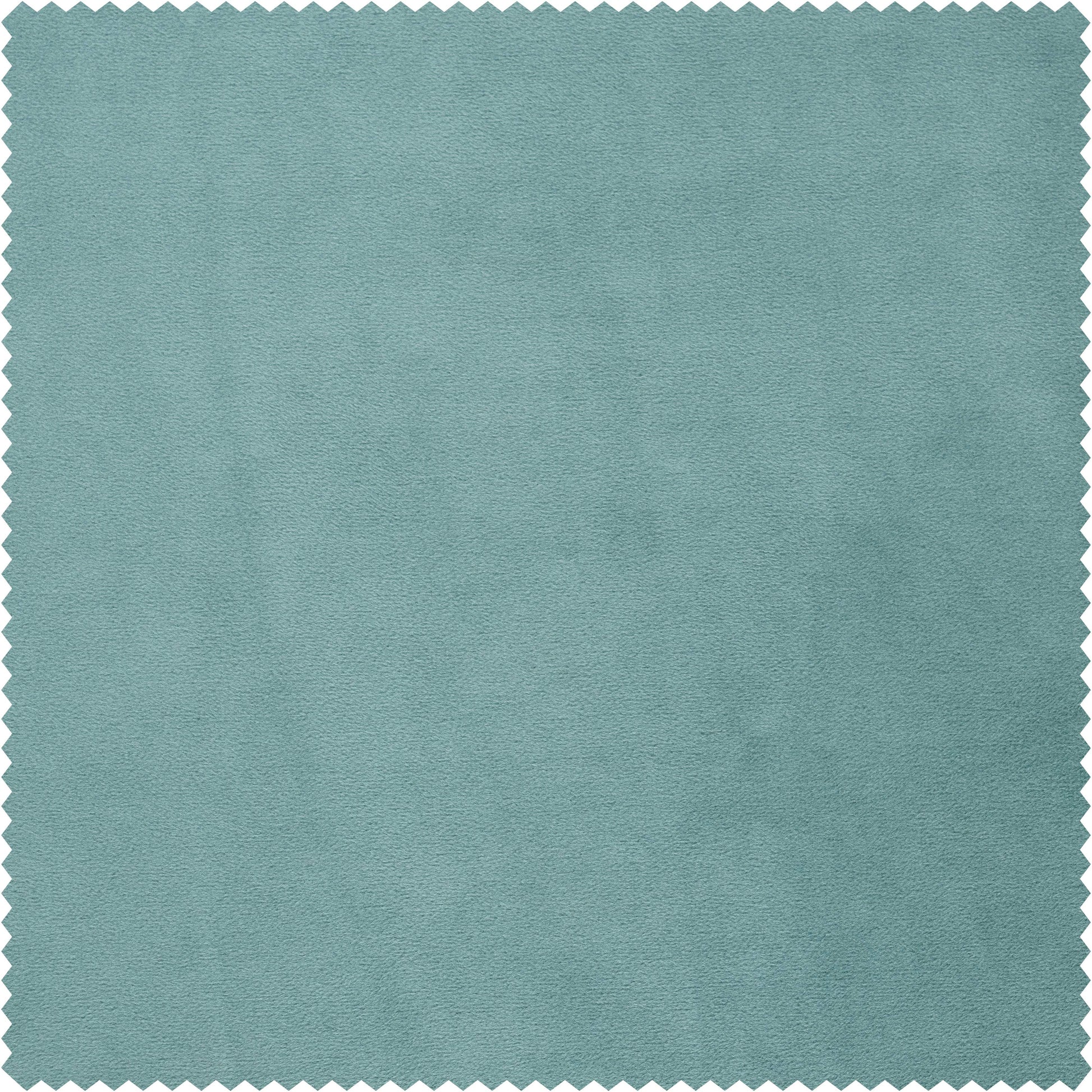 Aqua Mist Signature Velvet Blackout Curtain