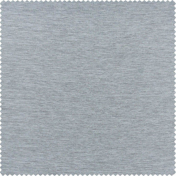 Gulf Blue Textured Bellino Custom Curtain