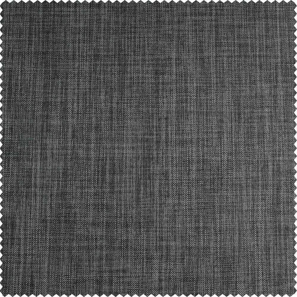 Dark Grey Performance Linen Hotel Blackout Swatch - HalfPriceDrapes.com