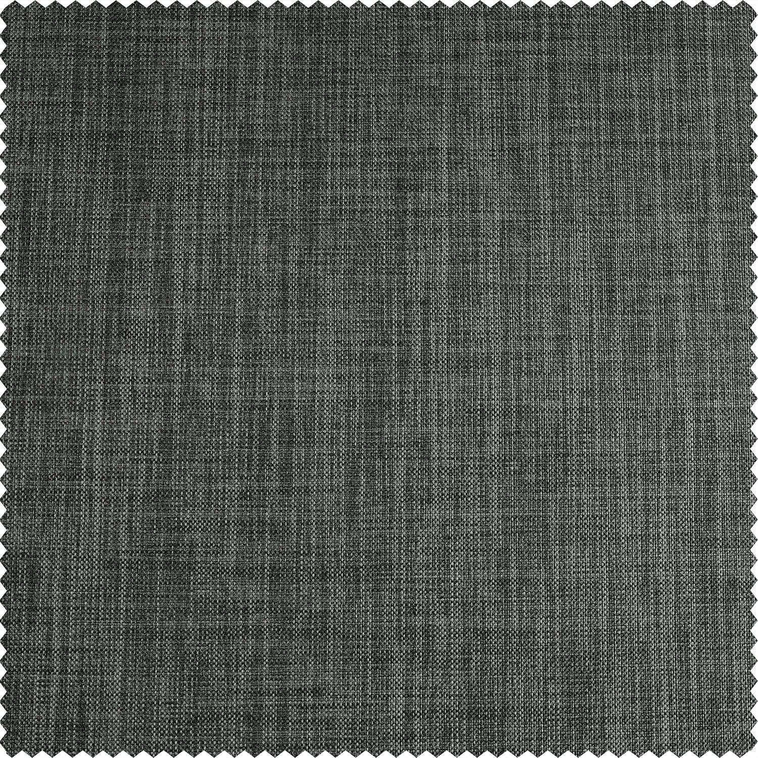 Dark Grey Performance Linen Hotel Blackout Swatch - HalfPriceDrapes.com