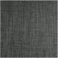 Dark Grey Performance Linen Hotel Blackout Swatch - HalfPriceDrapes.com