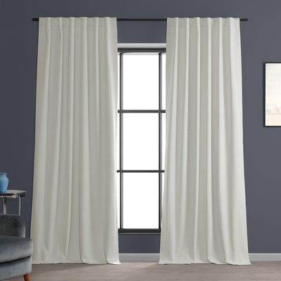 Off White Performance Linen Hotel Blackout Curtain