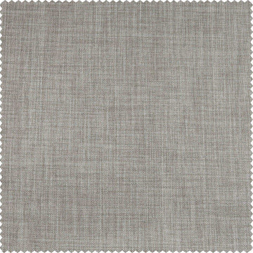 Dark Greige Performance Linen Custom Curtain