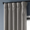Clay Textured Faux Linen Room Darkening Curtain - HalfPriceDrapes.com