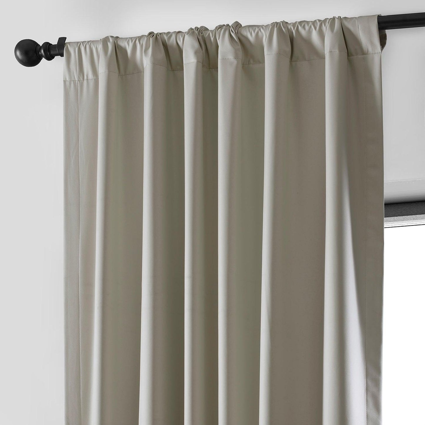 Dark Ivory Hotel Blackout Curtain - HalfPriceDrapes.com