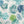 Palm Cove Blue Green Floral Dune Cotton Textured Printed Custom Curtain