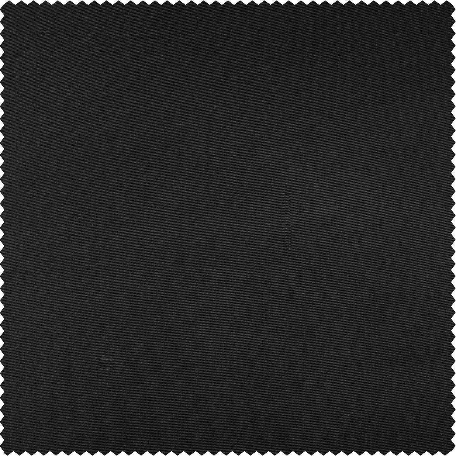Deep Black Essential Hotel Blackout Swatch - HalfPriceDrapes.com