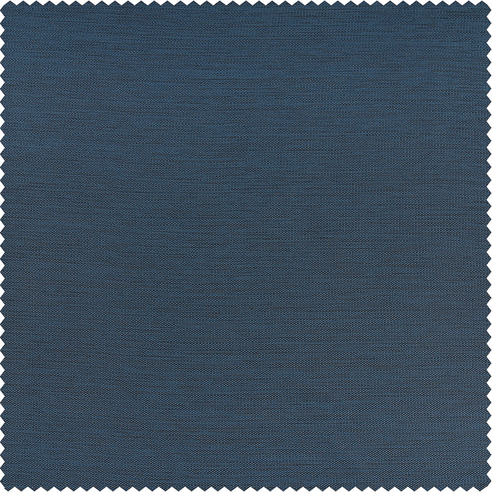 Wild Blue Textured Bellino Roman Shade