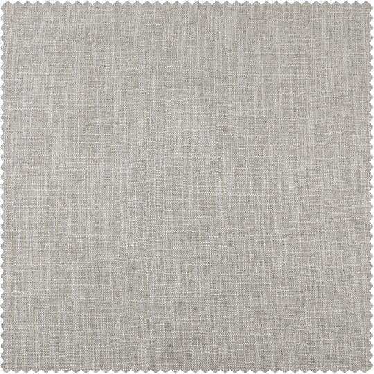 Bliss White Belga Faux Linen Custom Curtain - HalfPriceDrapes.com
