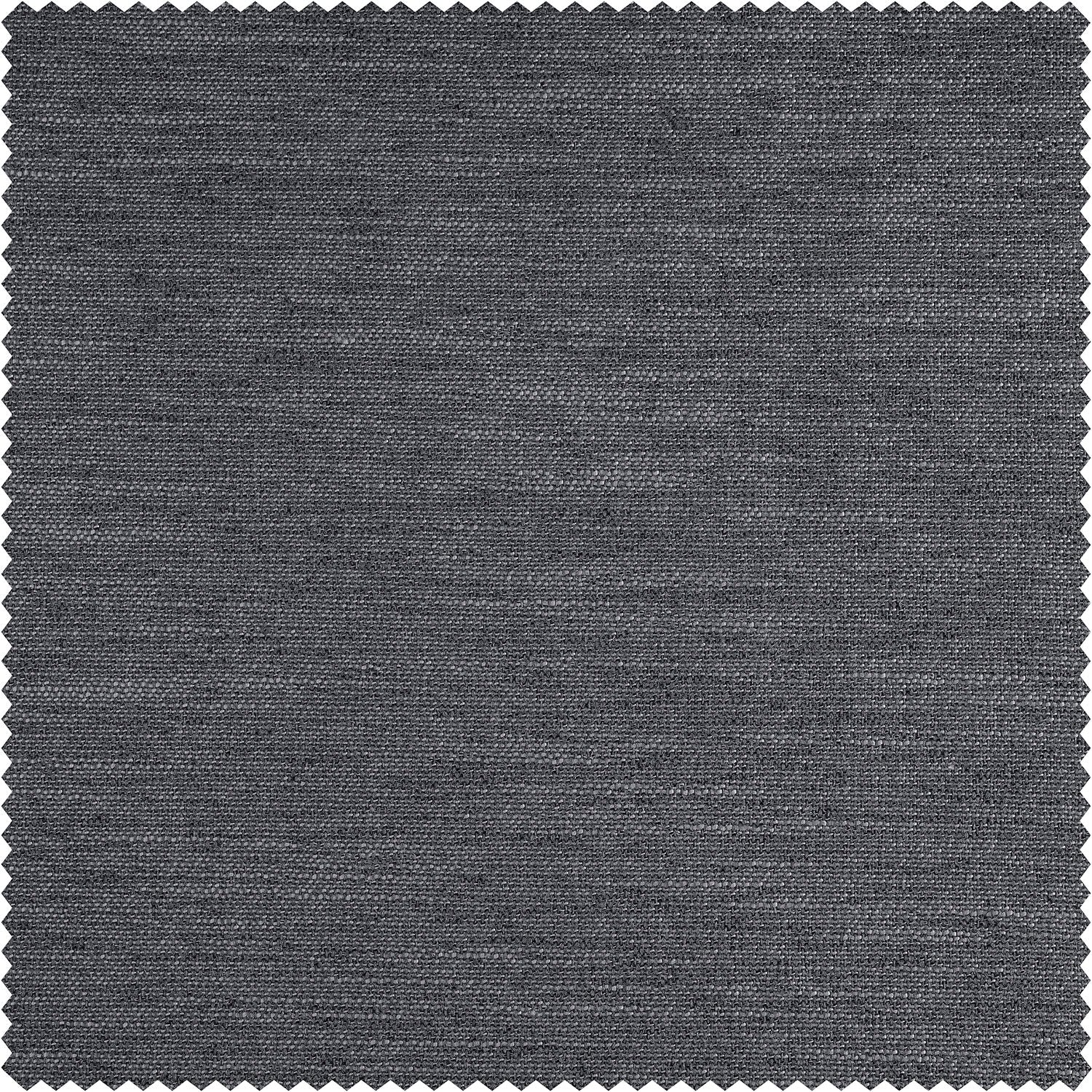 Rustic Charcoal Boho Chic Faux Linen Swatch
