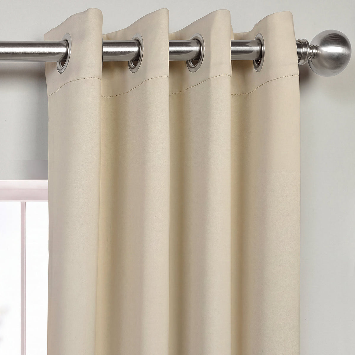 Eggnog Grommet Room Darkening Curtain