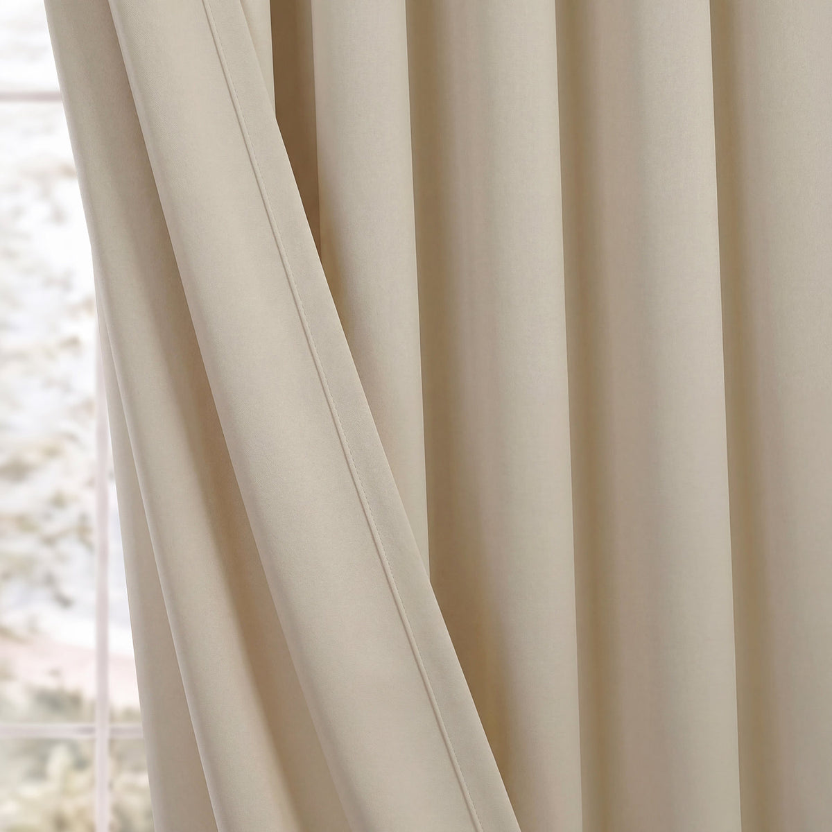 Eggnog Grommet Room Darkening Curtain