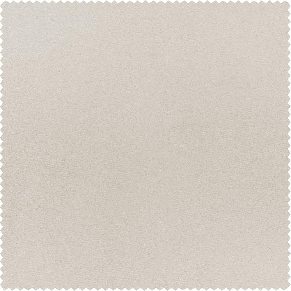 Alabaster Beige Solid Polyester Swatch - HalfPriceDrapes.com