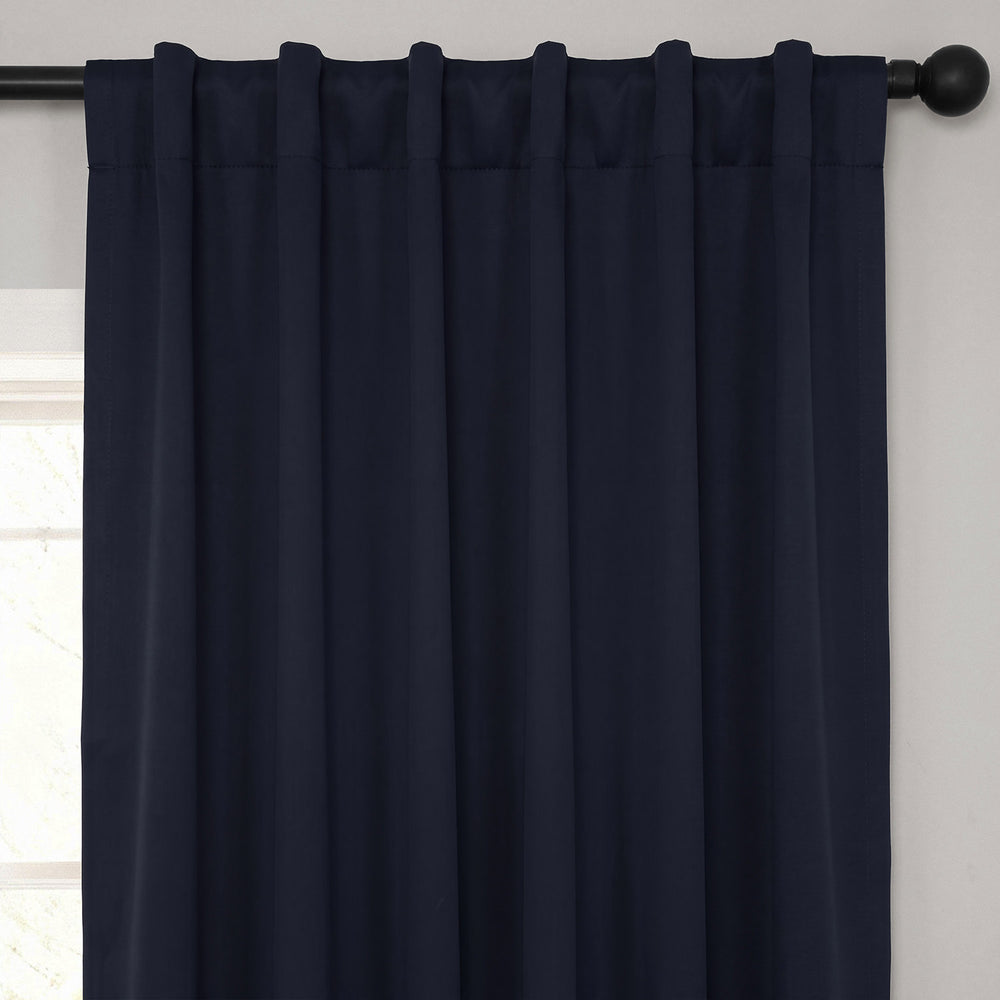 Navy Blue Room Darkening Curtain