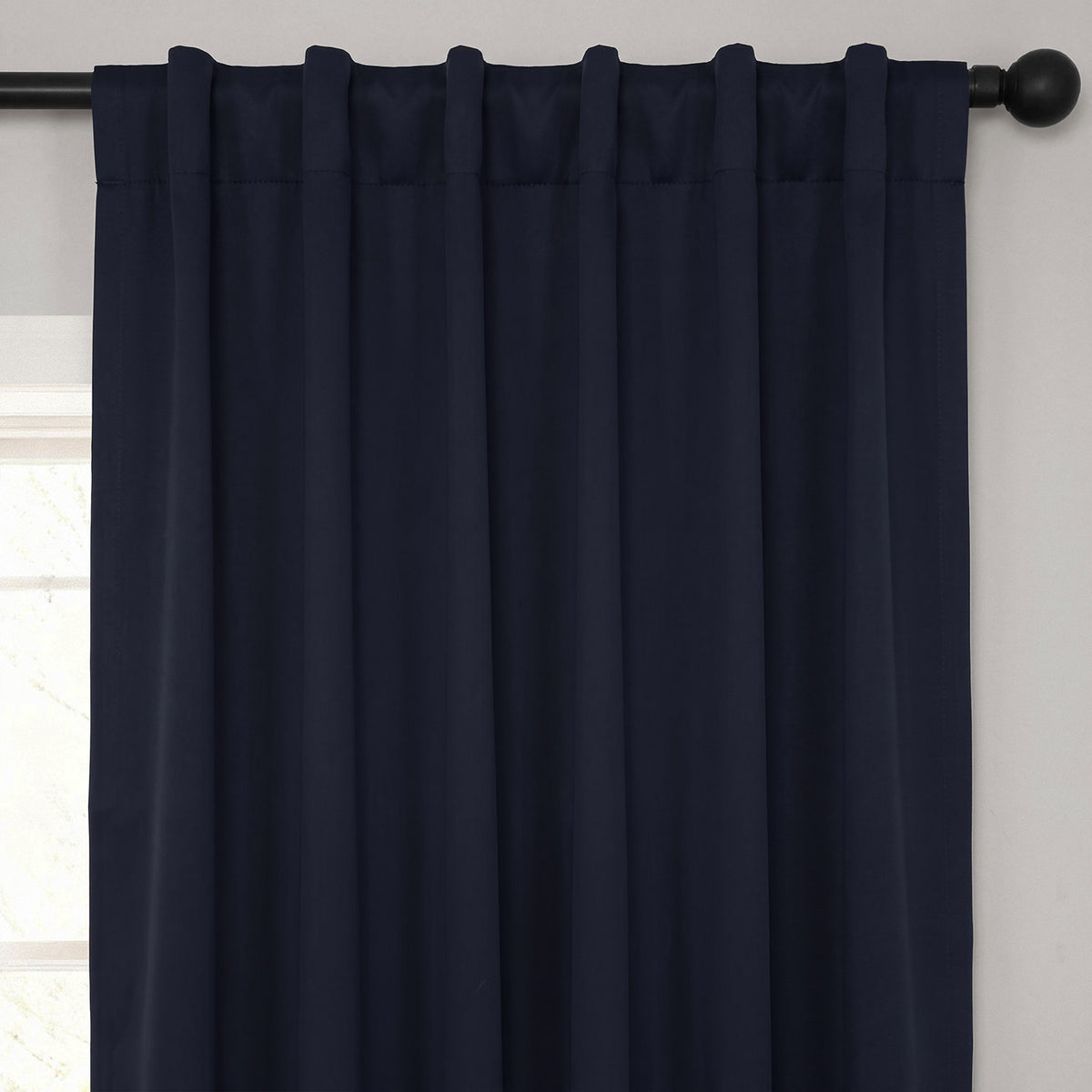 Navy Blue Room Darkening Curtain
