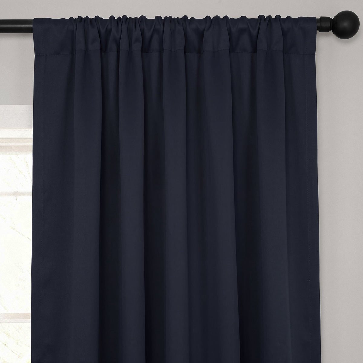 Navy Blue Room Darkening Curtain