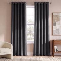 Anthracite Grey Grommet Room Darkening Curtain