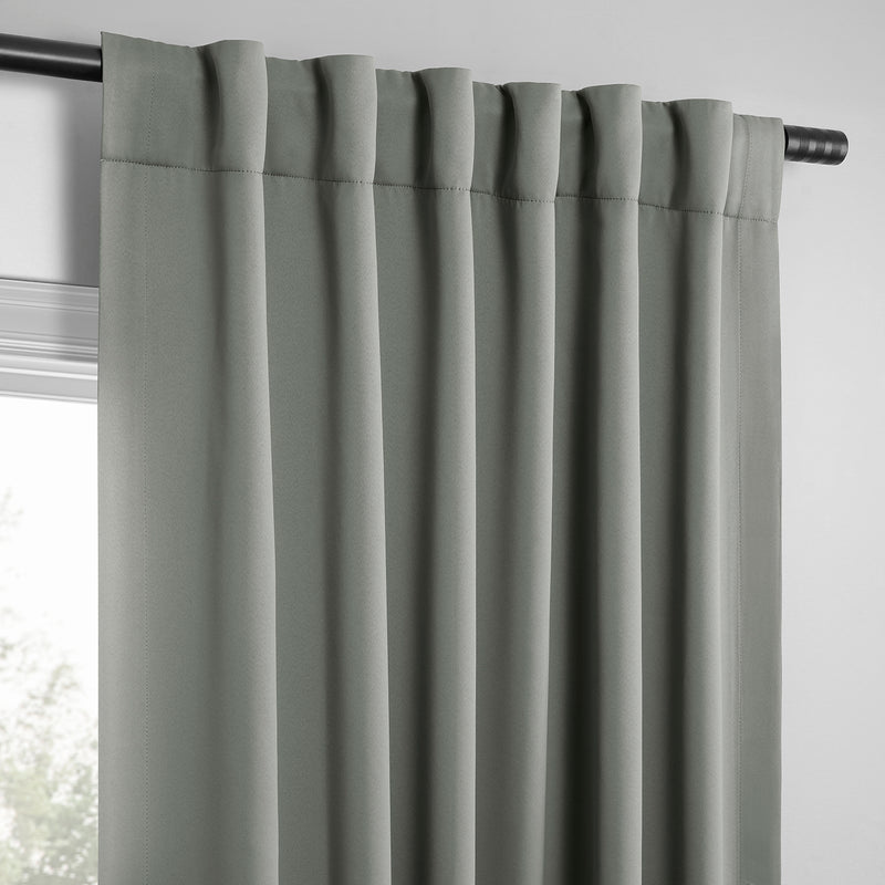 Dark Grey Room Darkening Curtain Pair (2 Panels)
