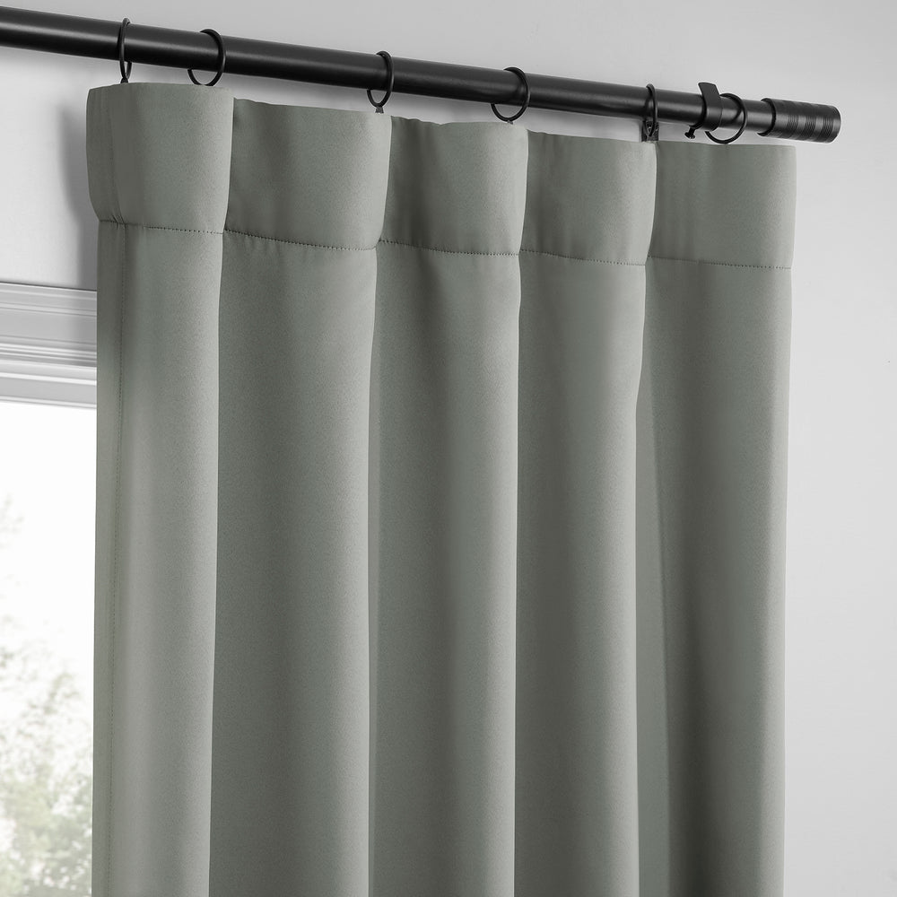 Dark Grey Room Darkening Curtain Pair (2 Panels)