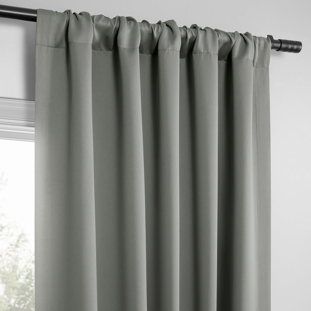 Dark Grey Room Darkening Curtain Pair (2 Panels)