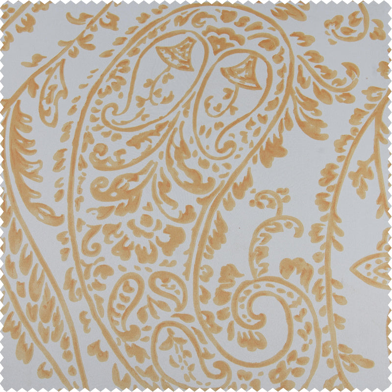 Tea Time Yellow Floral Custom Curtain