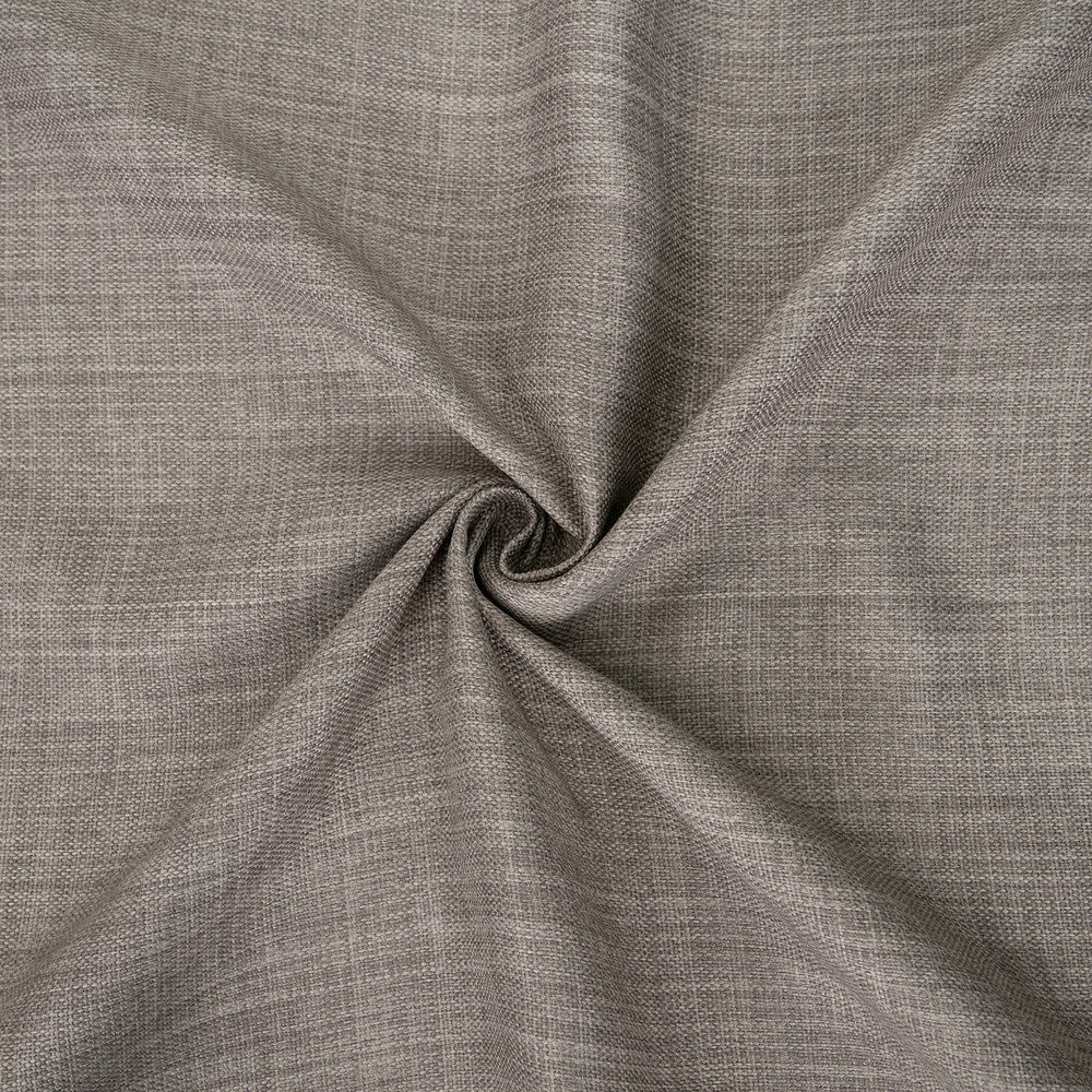 Mink Textured Faux Linen Custom Curtain