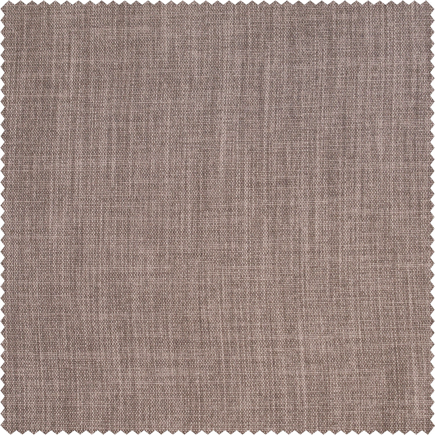 Mink Extra Wide Textured Faux Linen Room Darkening Curtain