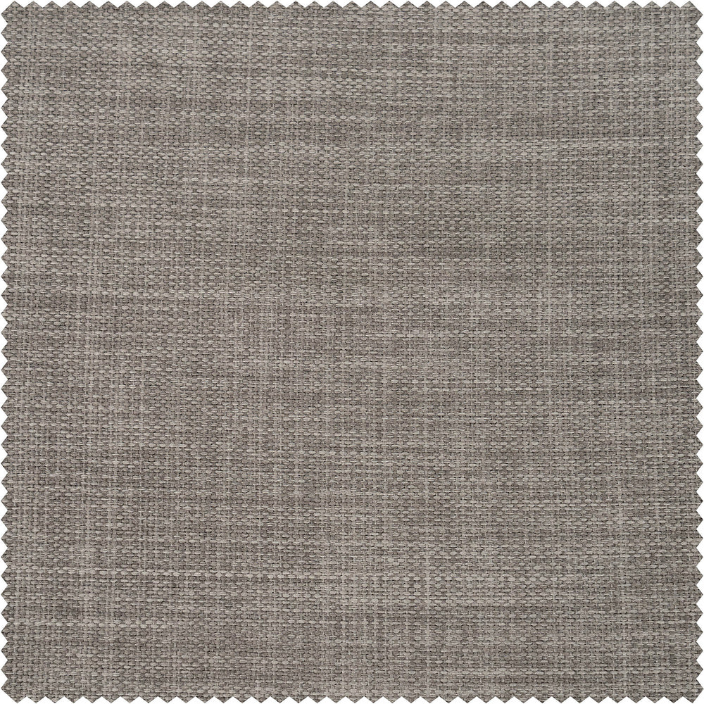 Mink Textured Faux Linen Custom Curtain