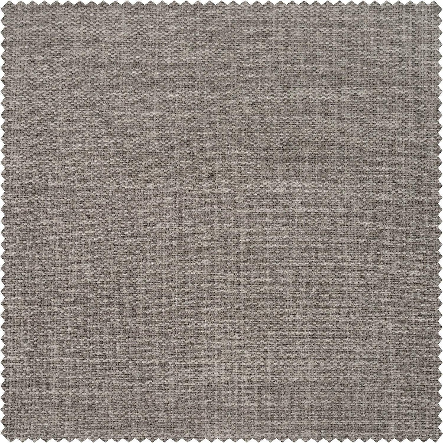 Mink Textured Faux Linen Custom Curtain