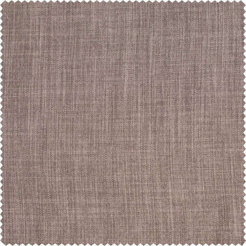 Mink Textured Faux Linen Custom Curtain