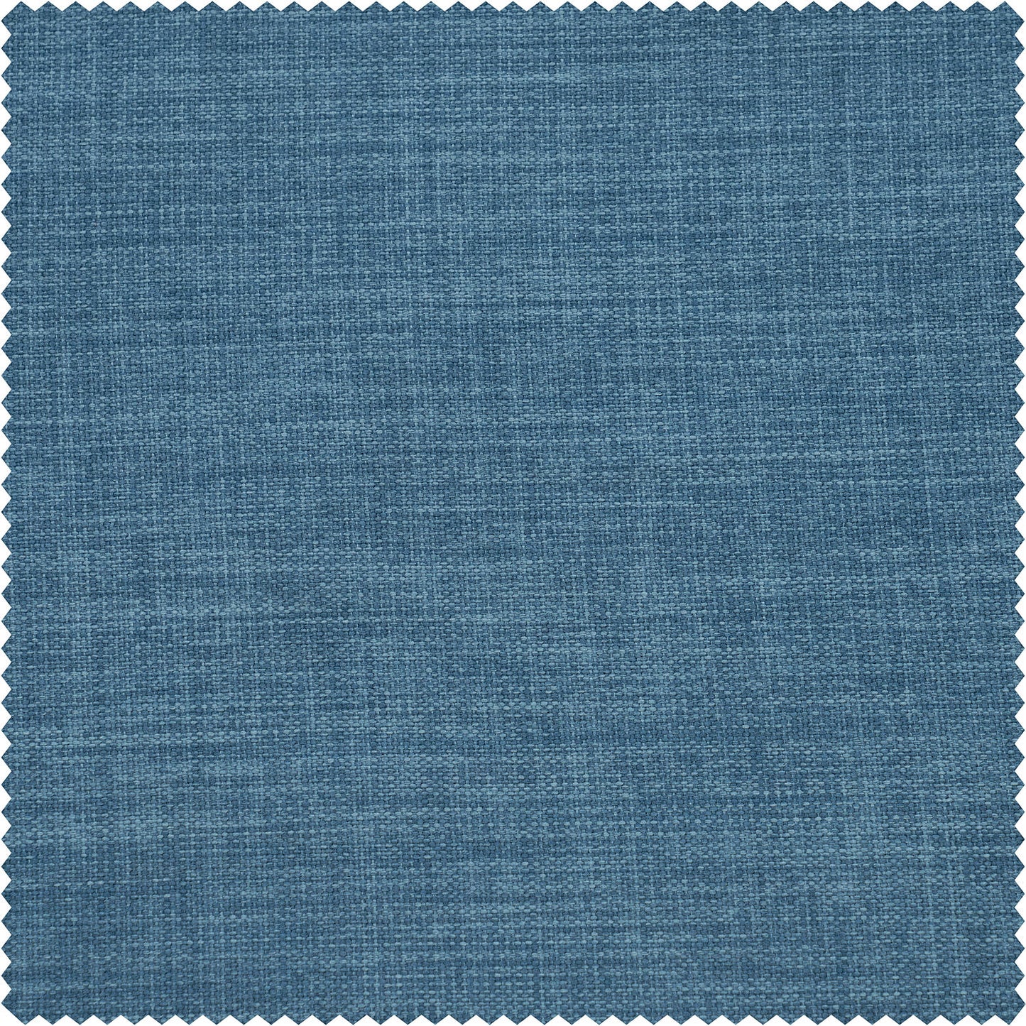 Denim Textured Faux Linen Custom Curtain