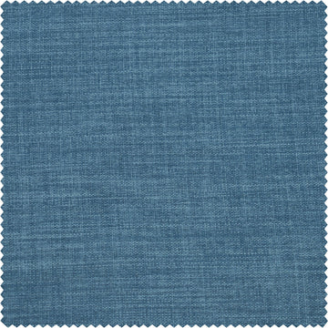 Denim Textured Faux Linen Custom Curtain