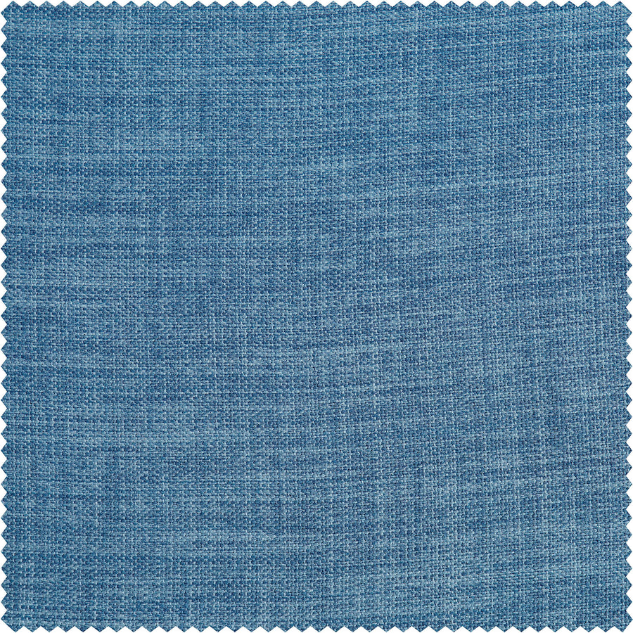 Denim Textured Faux Linen Swatch