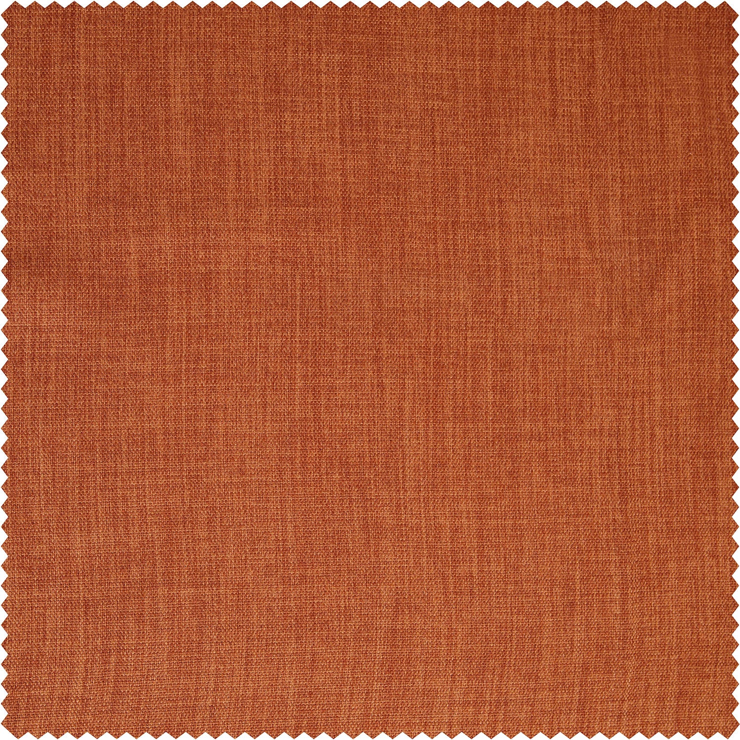 Desert Orange Textured Faux Linen Room Darkening Tie-Up Window Shade